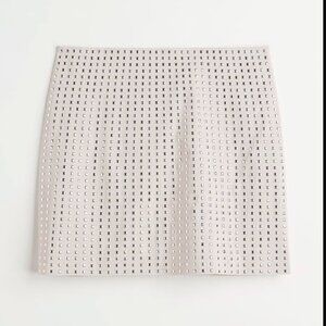 H&M Beige Studded Skirt- NWT